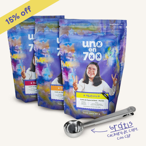 Colección Uno en 700 + 15% Off + Cuchara Gratis